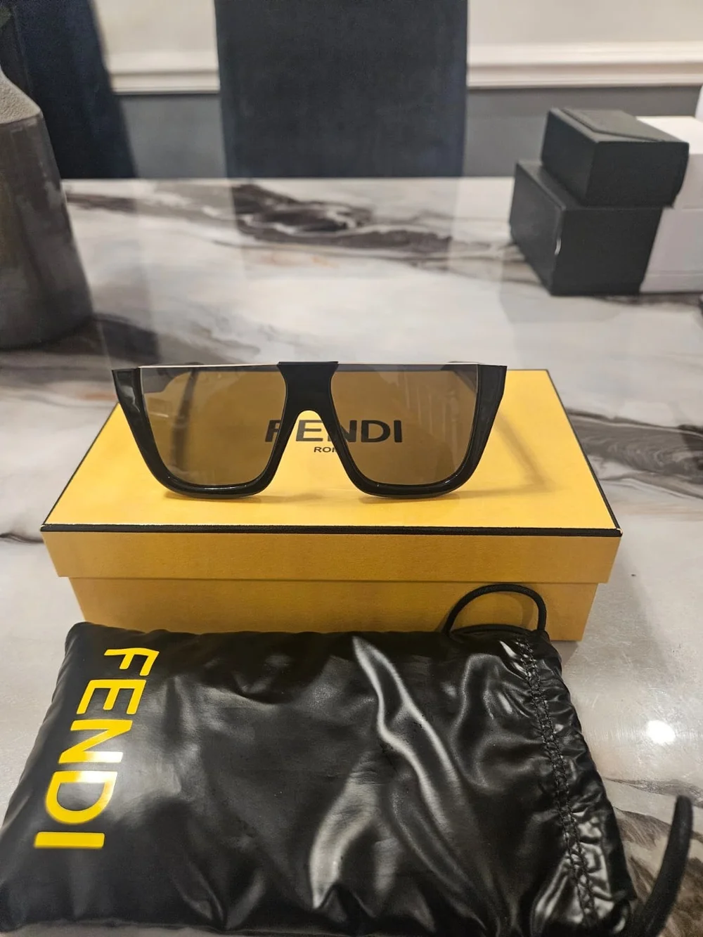 Fendi sleek shield